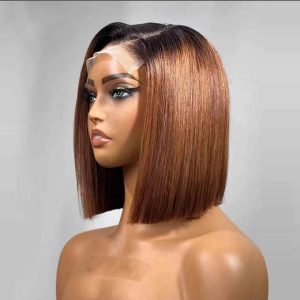 kititi hair 13x4 promo bob wig remy hair 12 inch