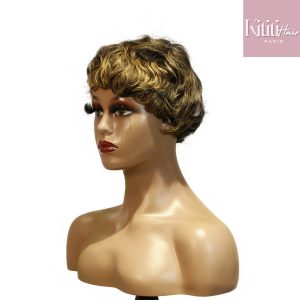 center wig machine made wig remy hair h030
