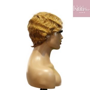 center wig machine made #27 wig remy hair h001
