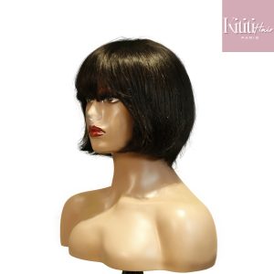 center wig machine made color wig remy hair