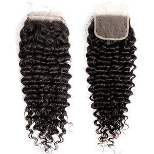 center wig remy hair 5x5 closure