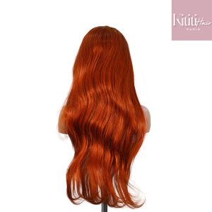 center wig 13x4 straight lace front wig 350 orange 26 inch remy hair