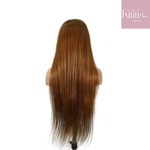 center wig 13x4 straight lace front wig 30 brown 26 inch remy hair
